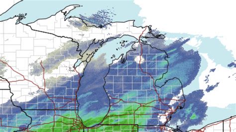 Michigan live weather radar, traffic updates for winter storm