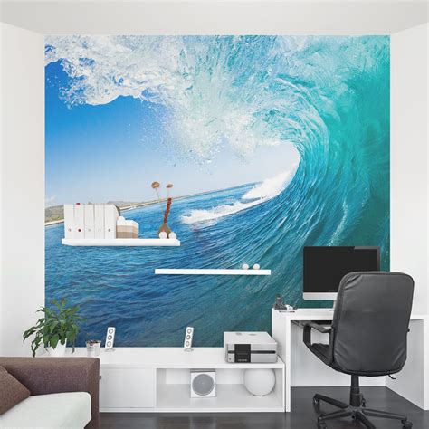 Ocean Wave Wallpaper Mural - Removable | Wallums