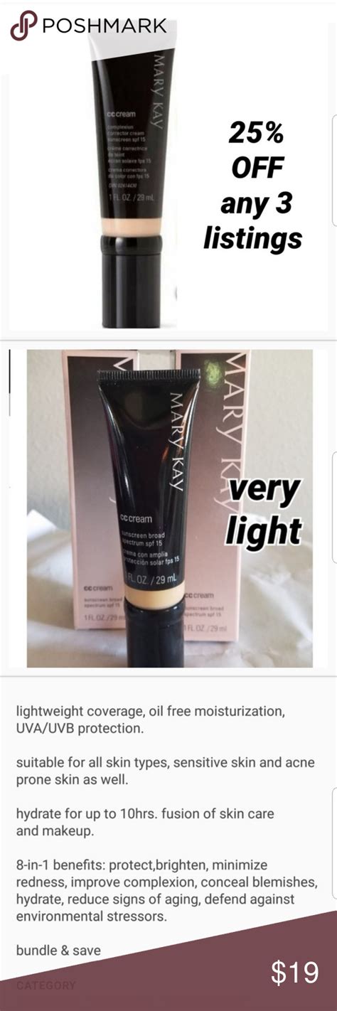 MK CC cream | Cc cream, Mary kay cc cream, Cream shades