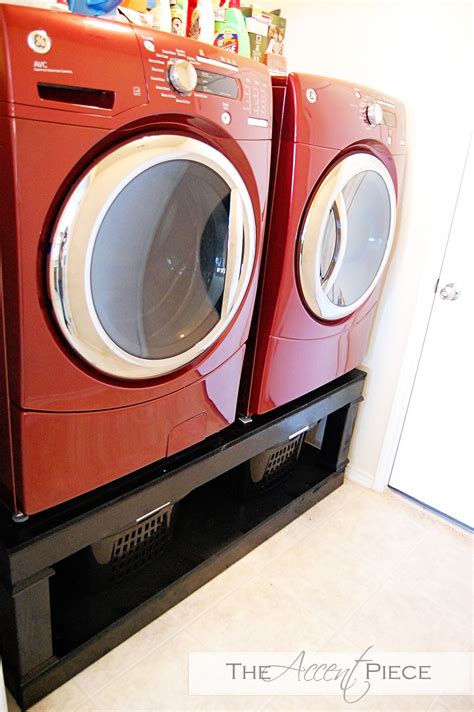 Washer Dryer Pedestal DIY | Washer and dryer pedestal, Laundry room, Washer and dryer