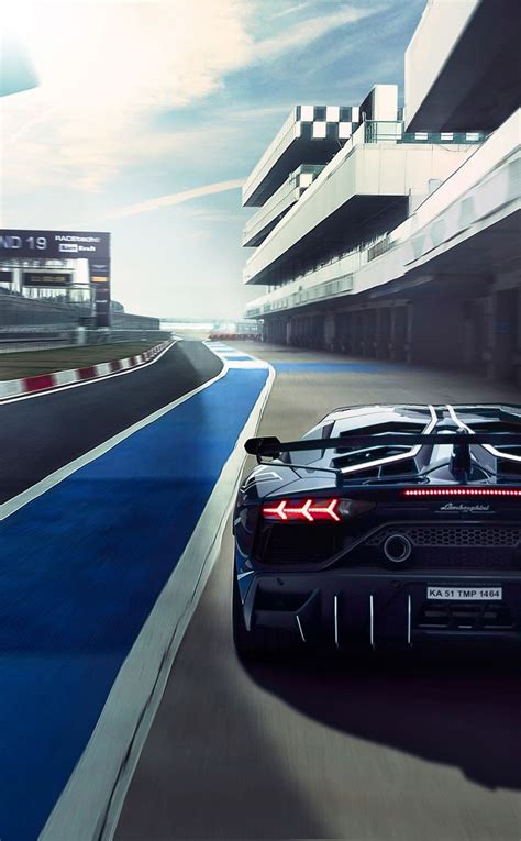 Lamborghini Aventador SVJ, race track Wallpaper New Luxury Cars, Super ...