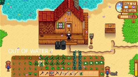 how to fill the watering can STARDEW VALLEY (QUICK TUTOTRIAL) - YouTube