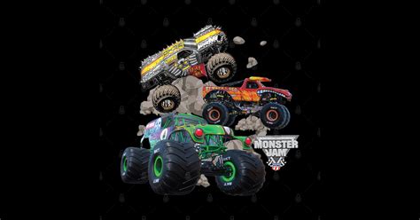 Monster Jam Trucks - Monster Truck - Sticker | TeePublic