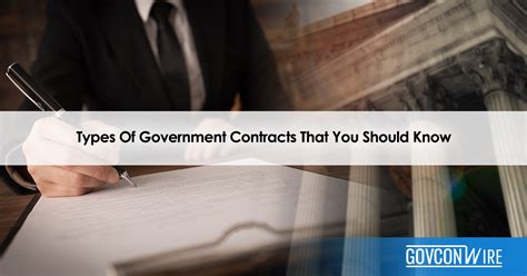 Types Of Government Contracts That You Should Know