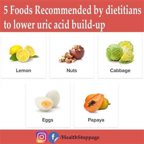 5 Foods Recommended By Dietitians To Lower Uric Acid build-up | Uric ...