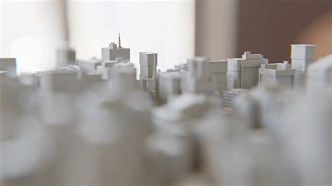 Miniature City Model Miniature Details Stock Footage SBV-348492780 ...