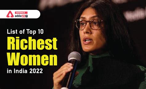 List of Top 10 Richest Women in India 2022