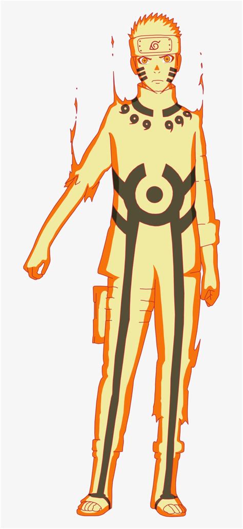 Naruto Uzumaki Nine Tails Chakra Mode Chibi - Naruto The Last Naruto Kurama Transparent PNG ...