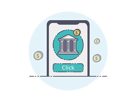 bank transfer illustration by Alexandro Bazán on Dribbble