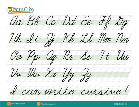 Cursive Alphabet Copy And Paste | Download Printable Cursive Alphabet Free!