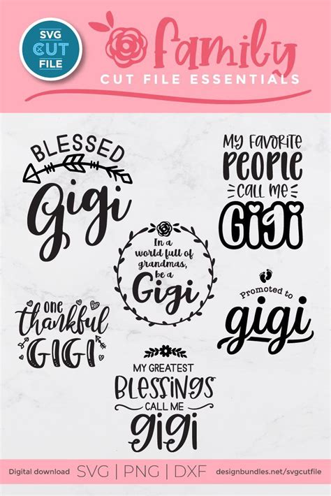 Gigi svg bundle - a grandma gigi svg bundle for crafters | Gigi quotes, Gigi gift, Svg quotes