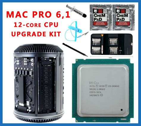 Apple Mac Pro 6.1 Late 2013 2.5GHz E5-2696 v2 12-Core Xeon CPU Upgrade ...