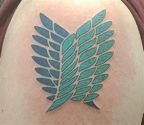 Wings of freedom tattoo. : r/attackontitan