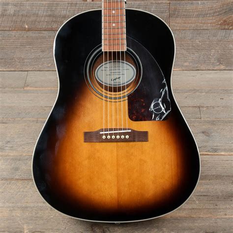 Epiphone Advanced Jumbo Sunburst Vintage Sunburst FFFF00 000000 > Guitars Acoustic | Chicago ...