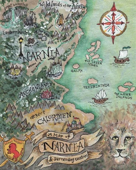 Printable Map Of Narnia