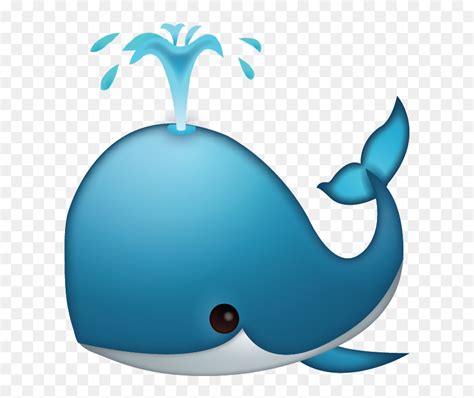 Whale Emoji Png, Transparent Png - vhv