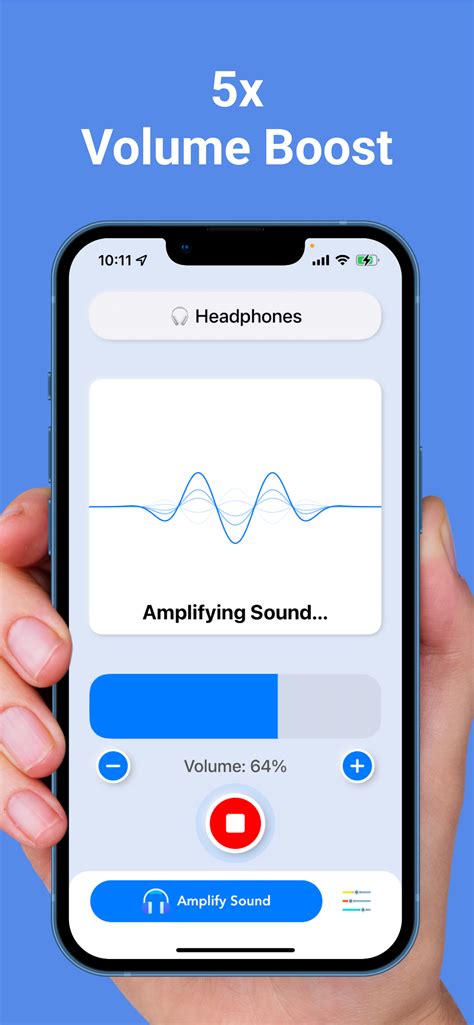 Sound Amplifier | App Landing Page