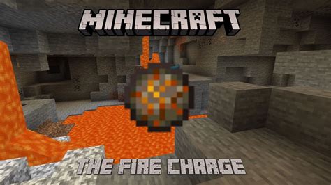 What does a fire charge do in Minecraft?