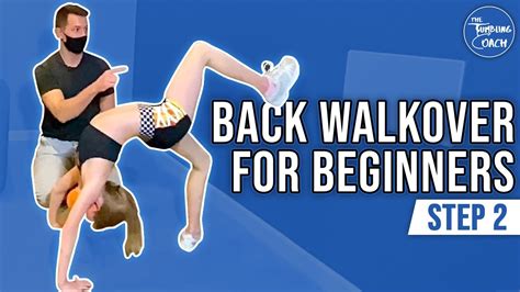 How To Do A Back Walkover For Beginners - At Home Tutorial (Step 2) - YouTube