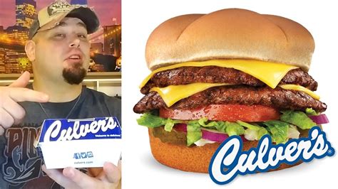 Culver's Deluxe ButterBurger Review - YouTube