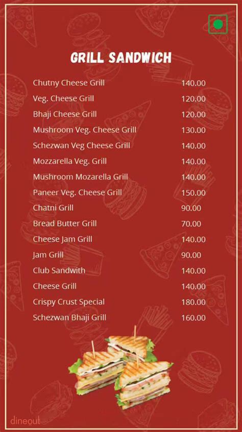 Menu of Crispy Crust, Khairatabad, Hyderabad | Dineout