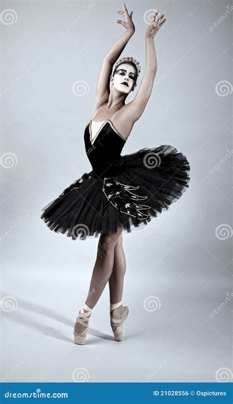 Black Swan Ballet Dancer stock photo. Image of dance - 21028556