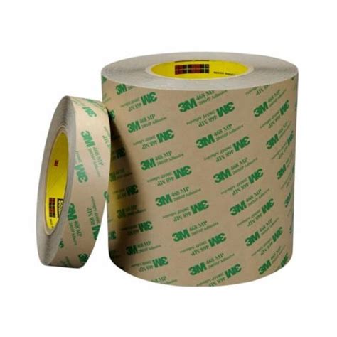 3M™ Adhesive Transfer Tape 468MP Clear, 24 in x 180 yd 5.0 mil, 1 per ...