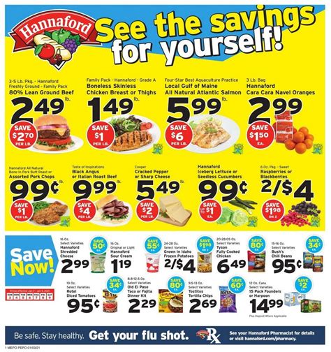 Hannaford Weekly Ad Jan 03, 2021 – Jan 09, 2021