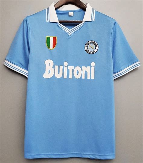 Unforgettable Napoli retro soccer jersey 1986-1987