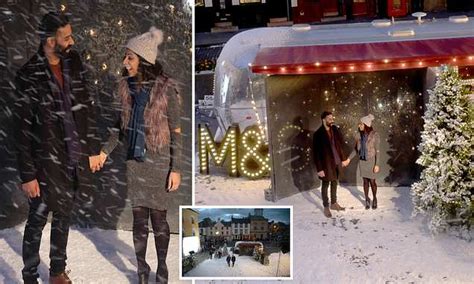 M&S films annual Christmas advert in Scotland | Daily Mail Online