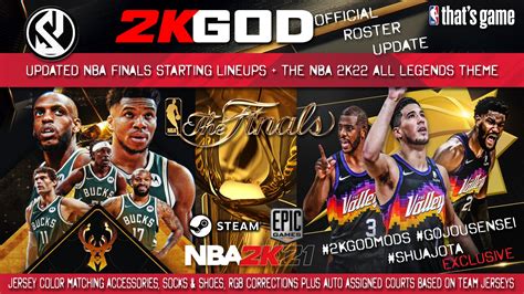 The Top 5 of NBA Finals Mods for a Complete Recreation in NBA 2K21