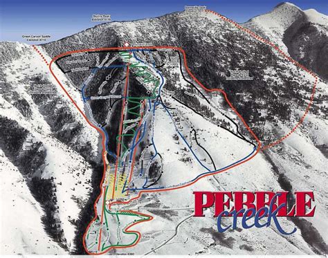 Pebble Creek Trail Map | Liftopia