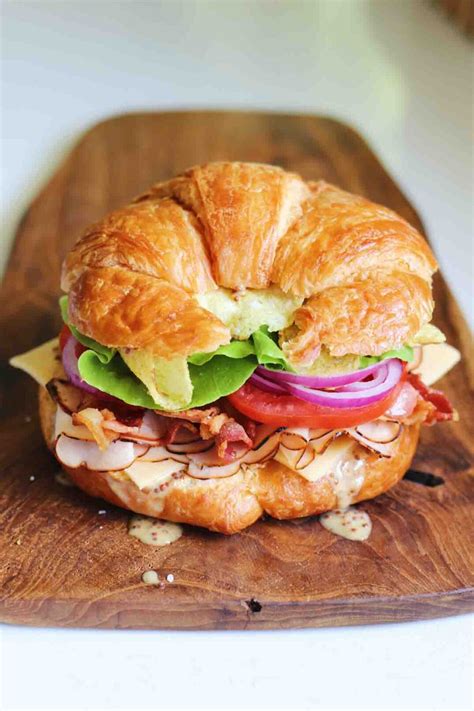 Perfect Turkey Croissant Sandwich - Grilled Cheese Social