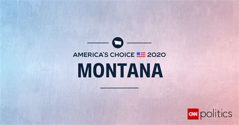 Montana Election Results and Maps 2020