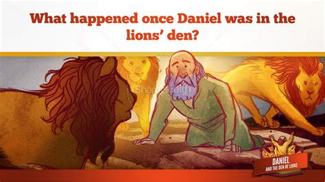 Daniel And The Lions Den Kids Bible Story