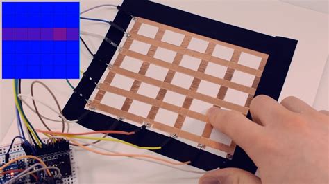 6x6 Capacitive Sensing Grid with Arduino Nano and MPR121 - YouTube