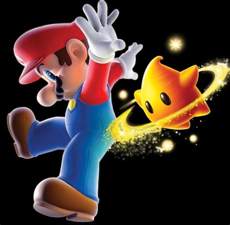 Mario and Co-Star Luma | Super mario bros, Super mario, Mario