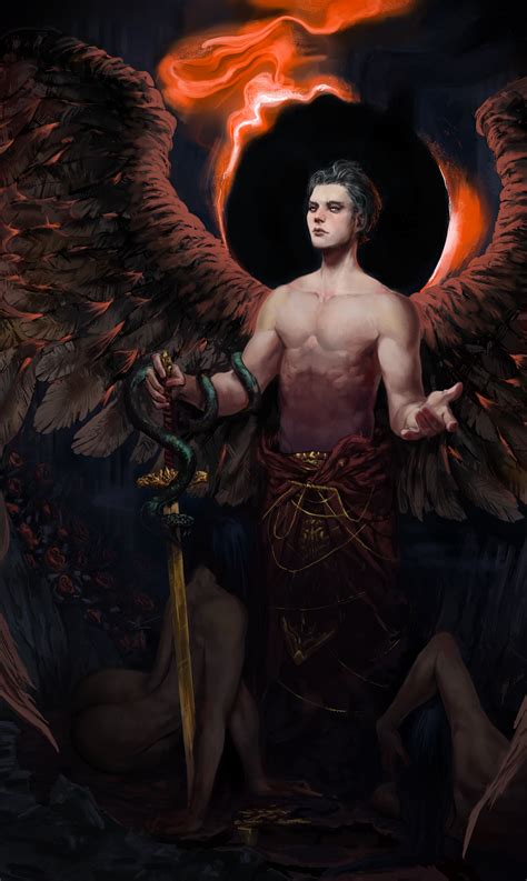 Lucifer Digital Painting. What can I improve? : r/learnart