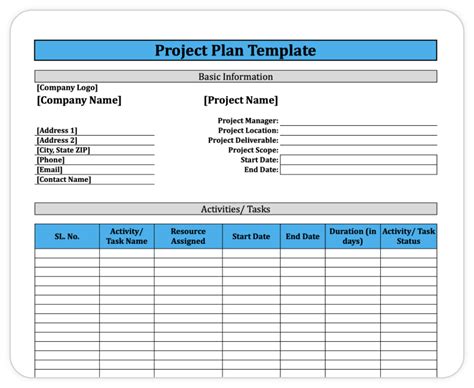 Project Management Templates For MS Word And Excel - Prolific Manager