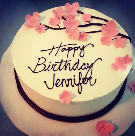 Cherry Blossom Birthday Cake. Pink floral. Floral Cake Birthday ...