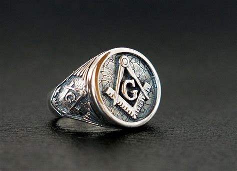 Masonic Rings Freemason Ring Master Mason Rings Mens - Etsy