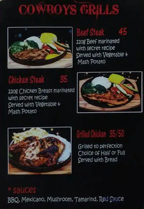 Cowboys Steak House Menu, Menu for Cowboys Steak House, Qusais, Dubai - Zomato