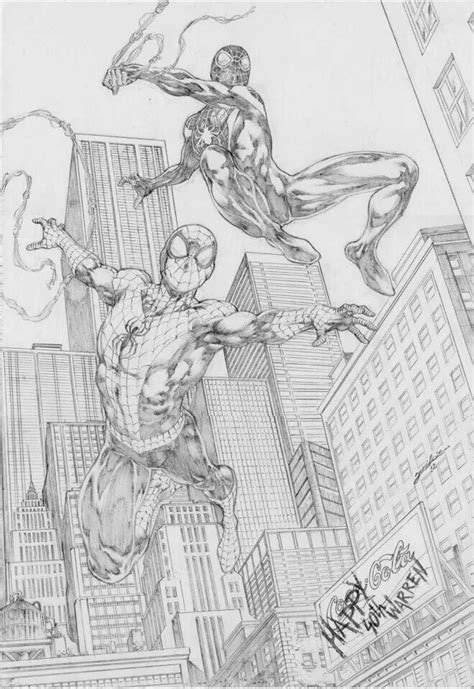 Spider-Man and Spider-man | Comic book art style