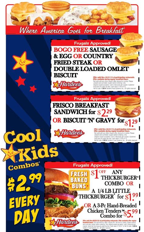 Hardees Coupons Printable