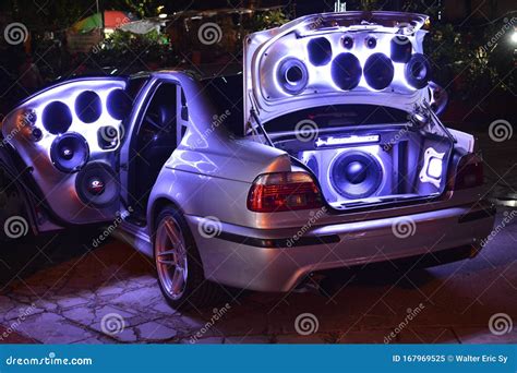 BMW Car with Sound Speakers at Spades Auto Motor Show Editorial Image - Image of expo, asia ...