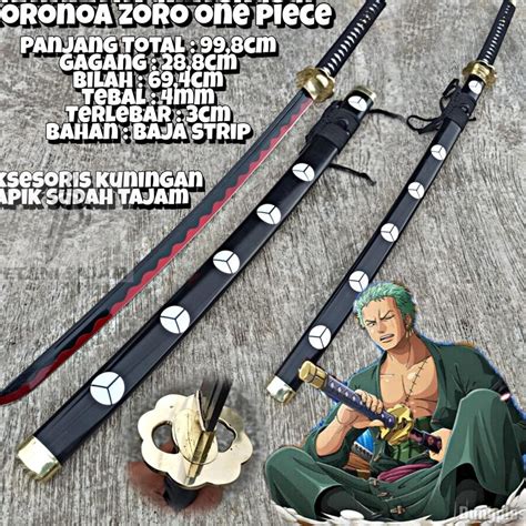 Jual Siap Kirim.. Katana Shusui Ryuma Zoro One Piece | Shopee Indonesia