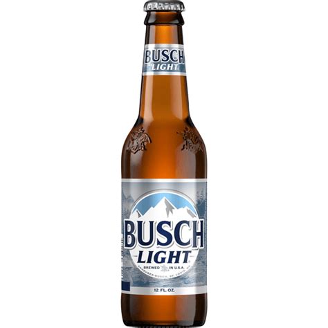 Busch Light Beer 12 fl. oz. Bottle, 4.1% ABV | Shop | Riesbeck