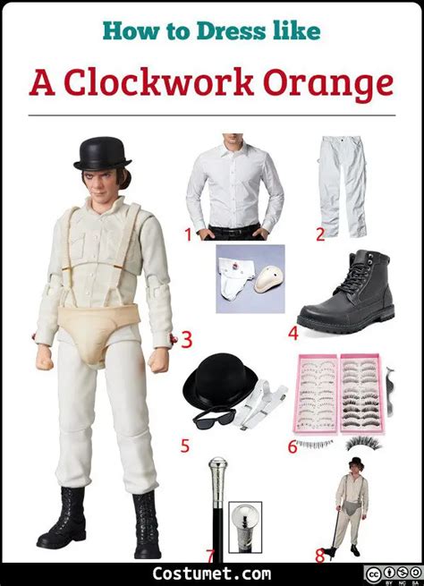 Alex Delarge/Droog (A Clockwork Orange) Costume for Halloween