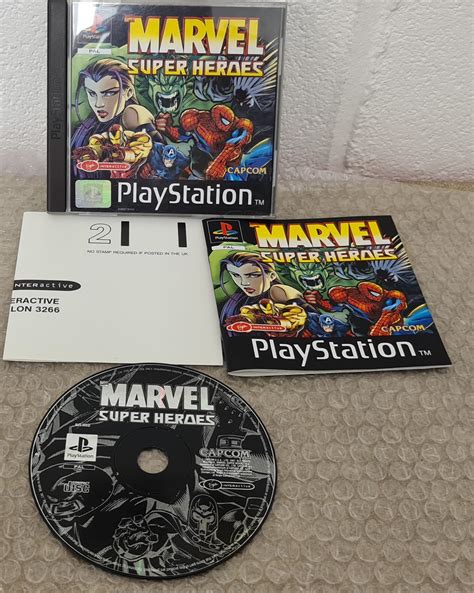 Marvel Super Heroes Sony Playstation 1 (PS1) RARE Game – Retro Gamer Heaven