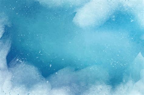 Premium Vector | Watercolor winter background